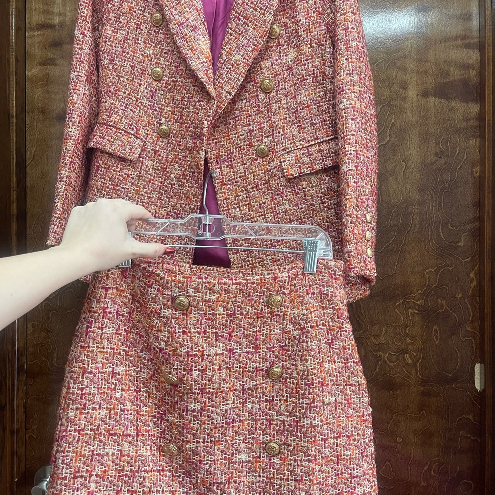 Fate Multicolor Tweed Jacket